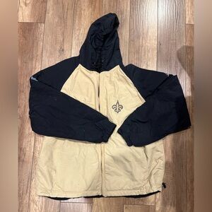 Reebok Men's Black and Tan Varsity Jacket